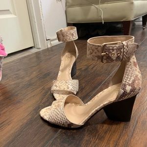 Vince campito wedge sandal snakeskin
